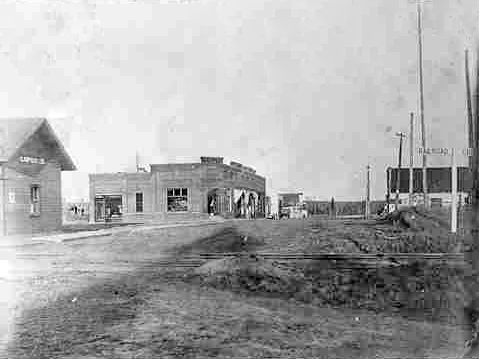 Street scene, Laporte Minnesota, 1910's