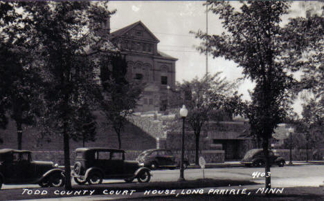 Todd County Courthouse, Long Prairie Minnesota, 1920's?