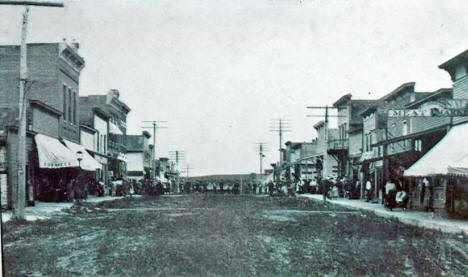 Main Street, Mabel Minnesota, 1915
