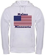 Malmo US Flag Hooded Sweatshirt
