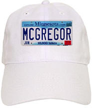 McGregor License Plate Cap