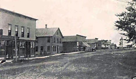 Crooks Avenue, Menahga Minnesota, 1909