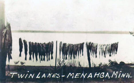 Days Catch at Twin Lakes, Menahga Minnesota, 1936