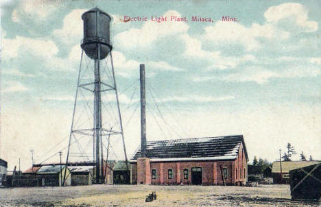 Electric Light Plant, Milaca Minnesota, 1911