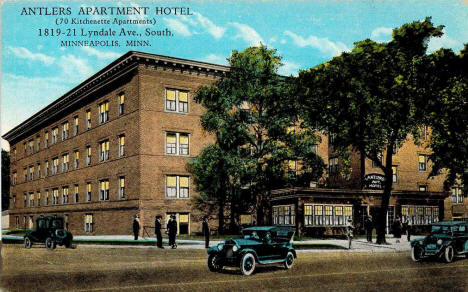 Antlers Apartment Hotel, Minneapolis Minnesota, 1930's