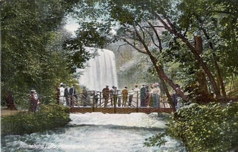 Minnehaha Falls, Minneapolis Minnesota, 1909