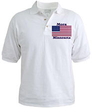 Mora US Flag Golf Shirt