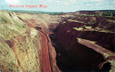 Wacootah Iroquois Mine, Mountain Iron Minnesota, early 1960's