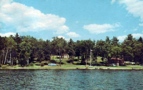 Timberlost Resort on West Crooked Lake near Nevis Minnesota, 1960