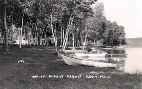 White Forest Resort, Nevis Minnesota, 1950's