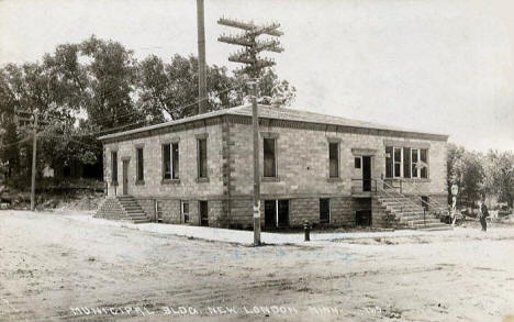 Municipal Building, New London Minnesota, 1920's?