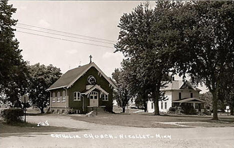 Catholic Church, Nicollet Minnesota, 1940's