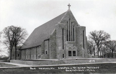 Boe Memorial Chapel, Northfield Minnesota, 1950's