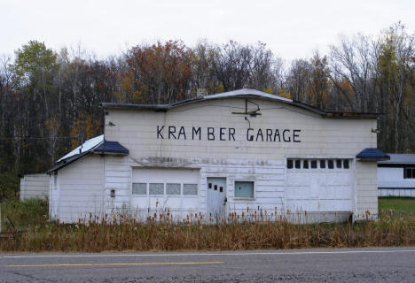 Former Kramber Garage building in McGrath Minnesota, 2007