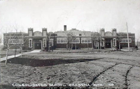 Consolidated School, Okabena Minnesota, 1922