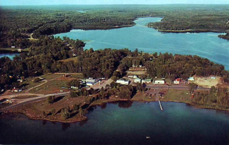 Aerial view, Outing Minnesota, 1965