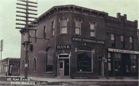 First National Bank, Park Rapids Minnesota, 1910's