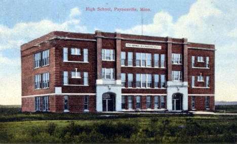High School, Paynesville Minnesota, 1910's