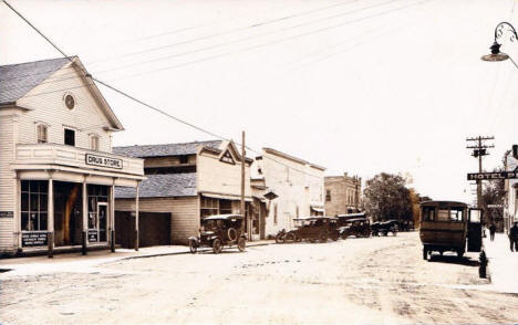 Main Street, Pierz Minnesota, 1921