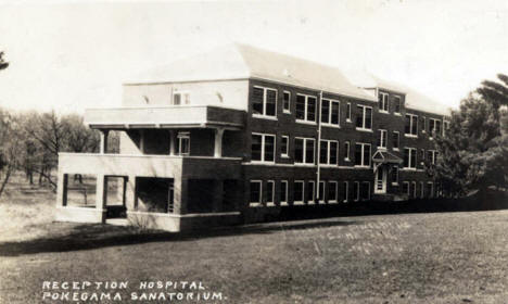 Reception Hospital, Pokegama Sanitorium, Pine City Minnesota, 1930's