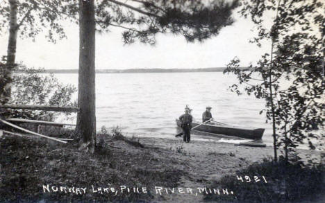 Norway Lake, Pine River Minnesota, 1940's