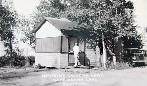 Herseth's Vacation Camp on Lake Kabetogama, Ray Minnesota, 1940's