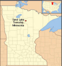 Location of Sand Lake Township Minnesota