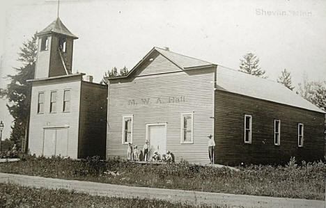 MWA Hall, Shevlin Minnesota, 1908
