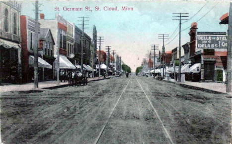 St. Germain Street, St. Cloud Minnesota, Minnesota, 1909
