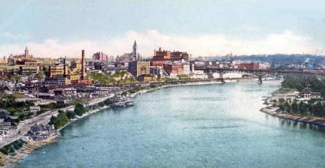 St. Paul from the High Bridge, 1902