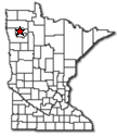 Location of Thief River Falls MN