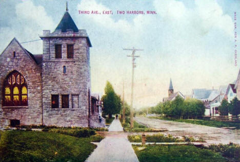 Third Avenue East, Two Harbors Minnesota, 1911