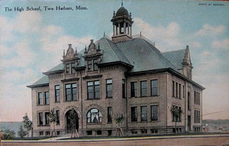 High School, Two Harbors Minnesota, 1916
