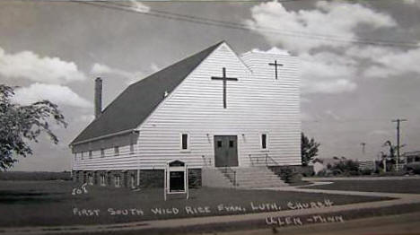 First South Wild Rice Evangelical Lutheran Church, Ulen Minnesota, 1950's