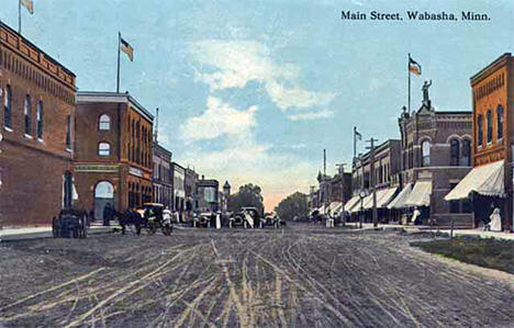 Main Street, Wabasha Minnesota, 1914