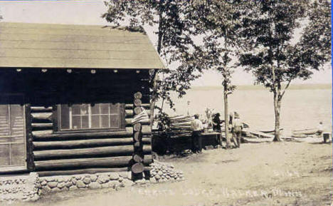 Merrits Lodge at Walker, Minnesota, 1927