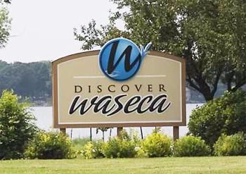 Waseca Minnesota Welcome Sign