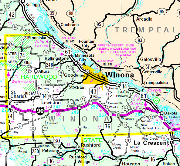 Winona County Minnesota Guide 1240