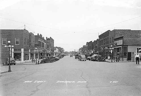 Main Street, Zumbrota Minnesota, 1950
