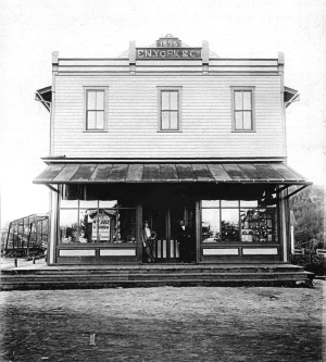E. N. York Store, Hammond Minnesota, early 1900's