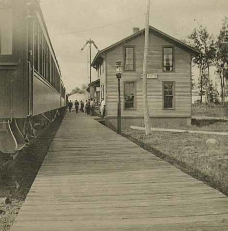Depot at McGrath Minnesota, 1910