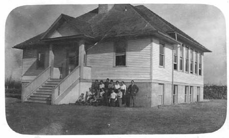 Loman Consolidated School, Loman Minnesota, 1915