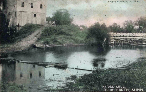 The Old Mill, Blue Earth Minnesota, 1906