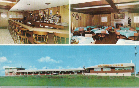 The Crest Motel and Supper Club, Caledonia Minnesota, 1960's