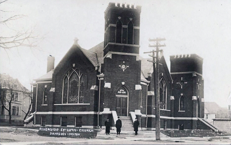 Riverside Evangelical Lutheran Church, Dawson Minnesota, 1920's