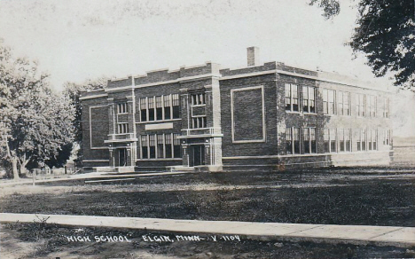 High School, Elgin Minnesota, 1940's