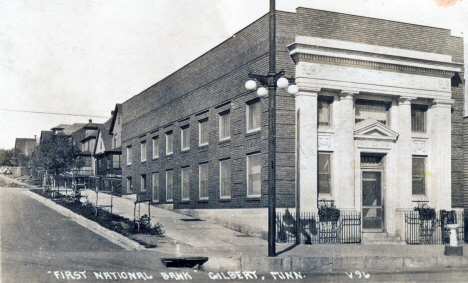 First National Bank, Gilbert Minnesota, 1930's