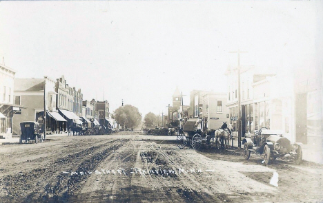 Main Street, Plainview Minnesota, 1910's