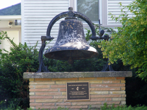 Bell from Zion United Methodist Church, St. Clair Minnesota, 2014