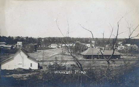General view, Wahkon Minnesota, 1910's